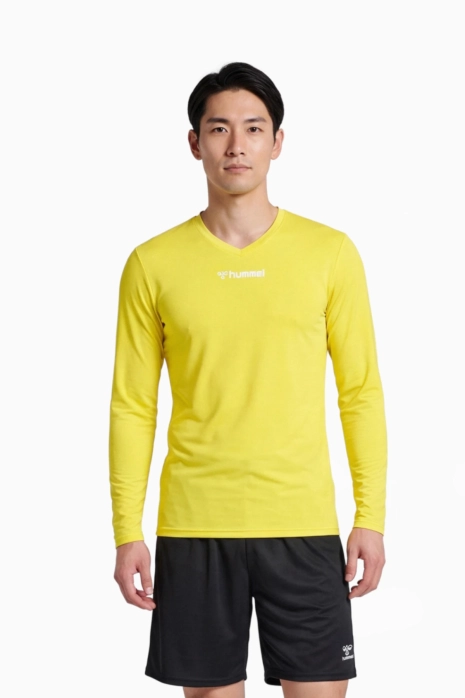 Long-sleeve shirt hummel hmlBL ESSENTIAL - Yellow