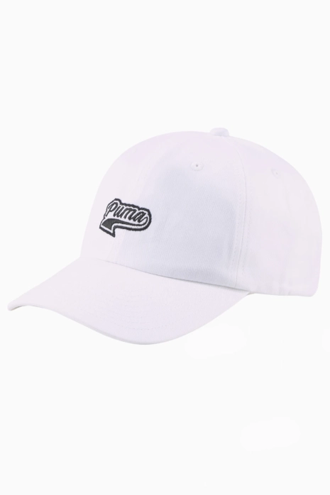 Cap Puma Script Logo - White