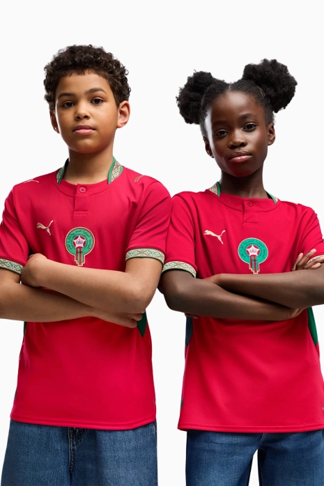 T-Shirt Puma Morocco 2026 Home Replica Junior - Red