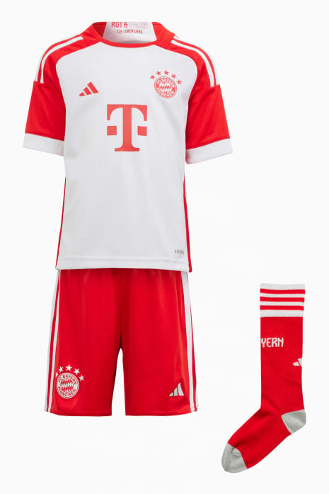 Σετ Ποδοσφαιρικής Εμφάνισης adidas FC Bayern 23/24 Home Little Kids