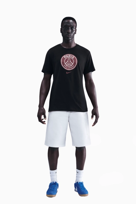 Tricou Nike PSG 25/26 Crest Tee - Negru