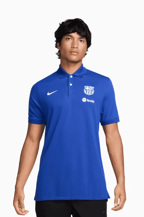 Футболка Nike FC Barcelona 24/25 Polo - синій