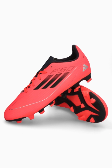 Lisovky adidas F50 Club FxG Junior - Červená