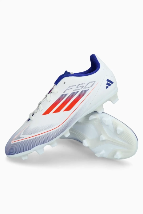 Kopačka adidas F50 Club FxG Junior - Bijeli