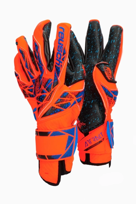 Goalkeeper Gloves Reusch Attrakt Fusion Guardian - Orange