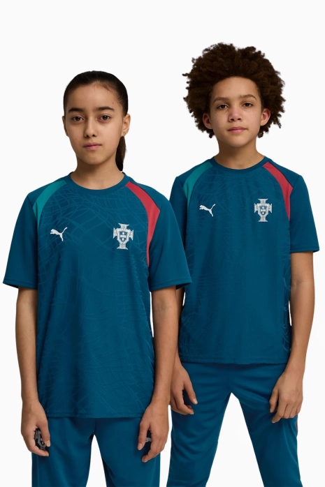 Tričko Puma Portugalsko 2026 Training Junior - Modrý