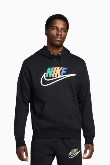 Pulóver Nike Club Fleece - Fekete