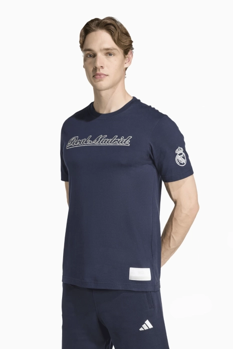 Koszulka adidas Real Madryt 25/26 US Pack Tee - Granatowy