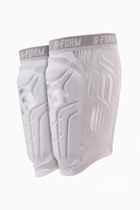 Apărători fotbal G-Form V2 Junior - Alb