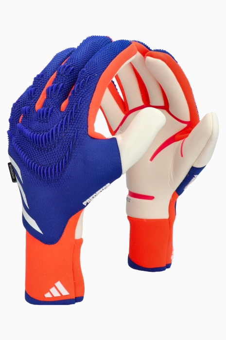 Brankárske rukavice adidas Predator Pro Fingersave - Modrá