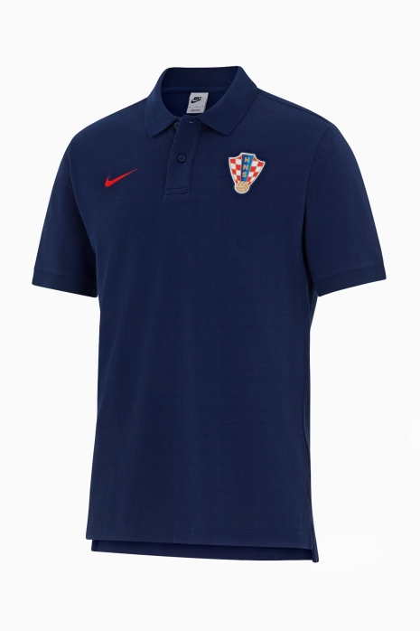Tričko Nike Chorvatsko 2024 Polo - Námořnická modrá