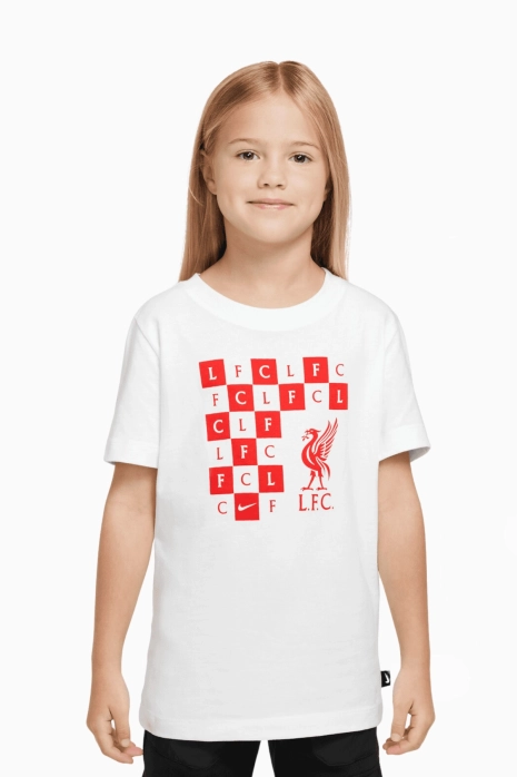 Футболка Nike Liverpool FC 24/25 Checkered Junior - белый