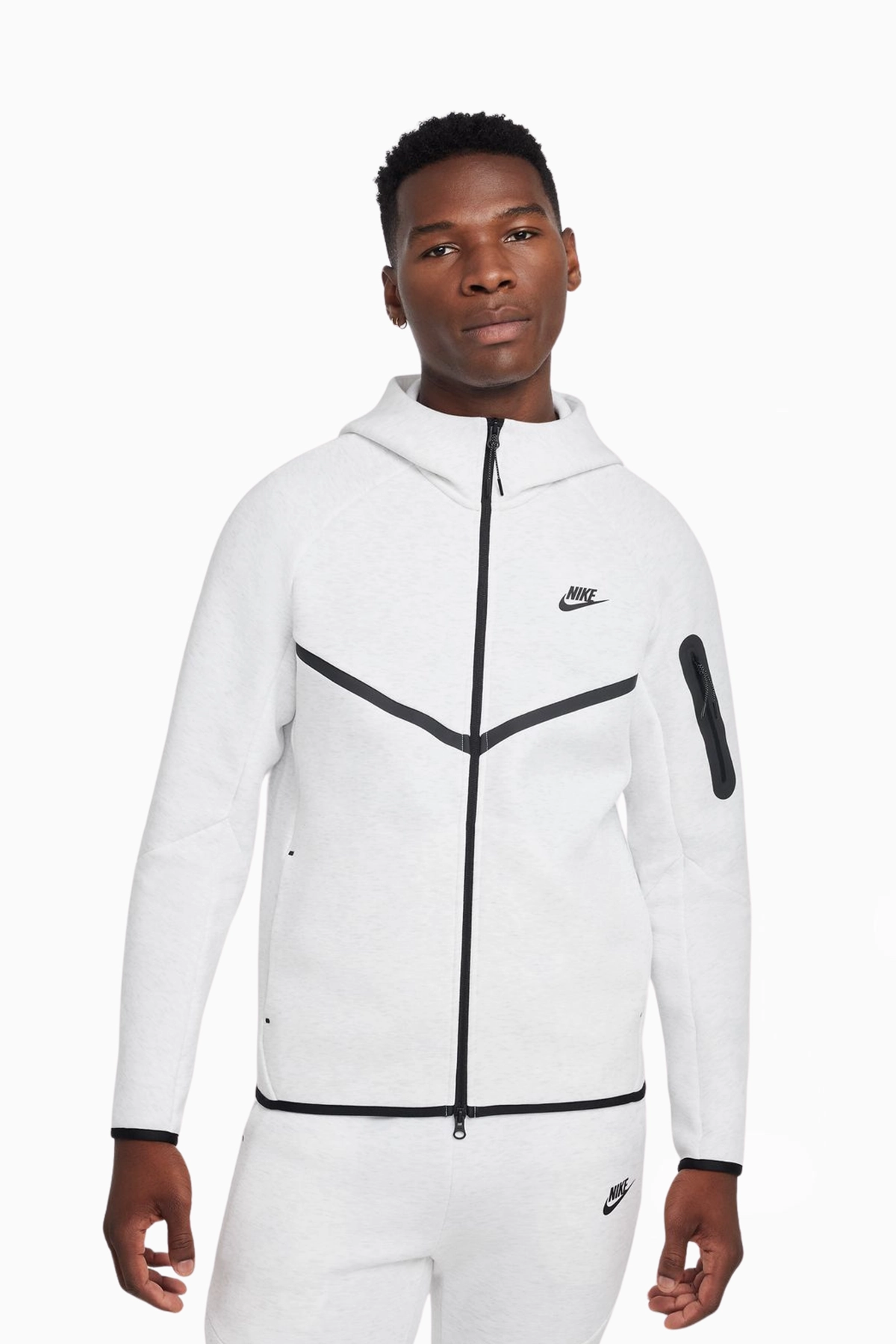 Кофта Nike Sportswear Tech Fleece Windrunner - Білий | Футбольне