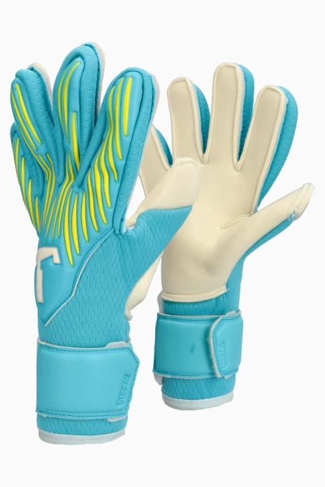 Goalkeeper Gloves T1TAN Rebel 2.0 Sky Blue Junior - sky blue