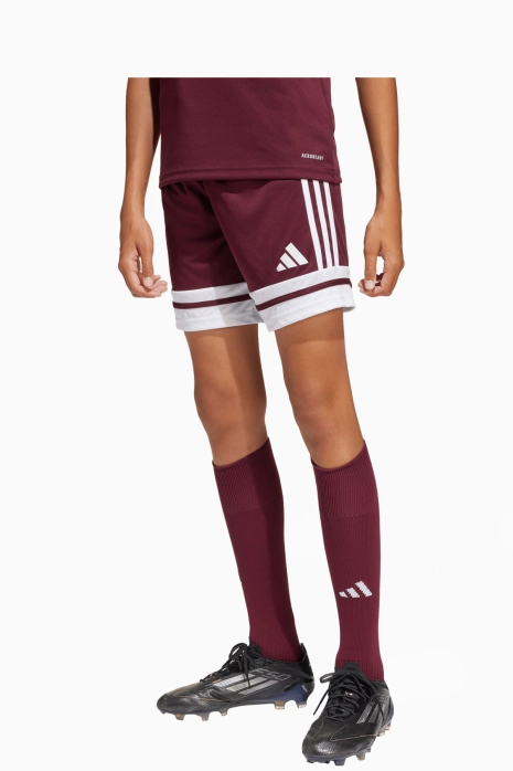Spodenki adidas Squadra 25 Junior - Bordowy