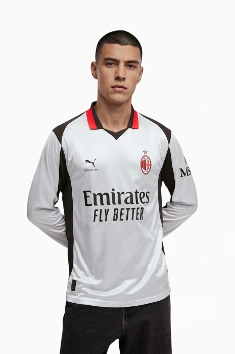 Koszulka z długim rękawem Puma AC Milan x Slam Jam 25/26 Replica - Szary