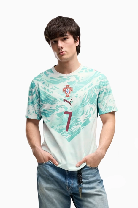 Tricou Puma Portugalia 2026 Away Replica Ronaldo 7 - Mentă