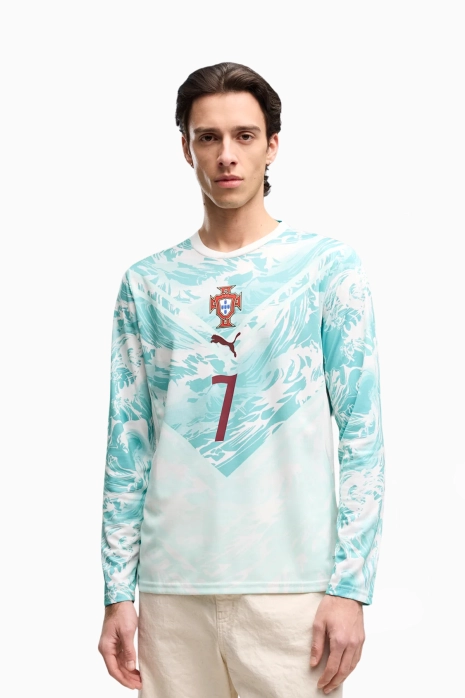 Long-sleeve shirt Puma Portugal 2026 Away Replica Ronaldo 7 - Mint