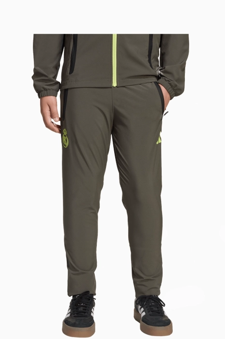 adidas Real Madrid 25/26 Competition Vis Tech Travel Hose Junior - Grün