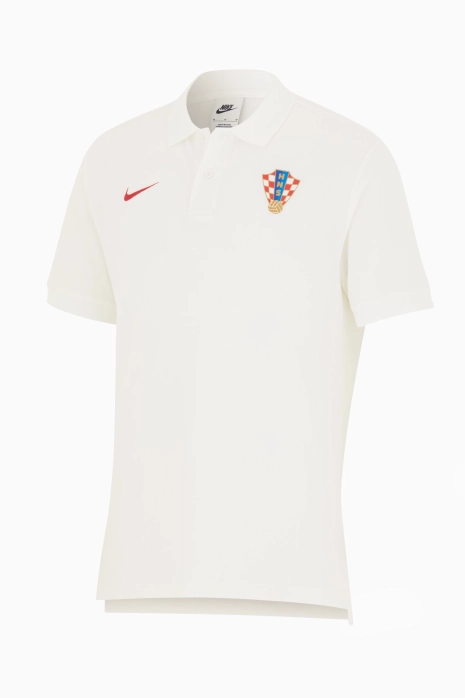 Koszulka Reprezentacji Chorwacji Nike 2024 Polo - Biały