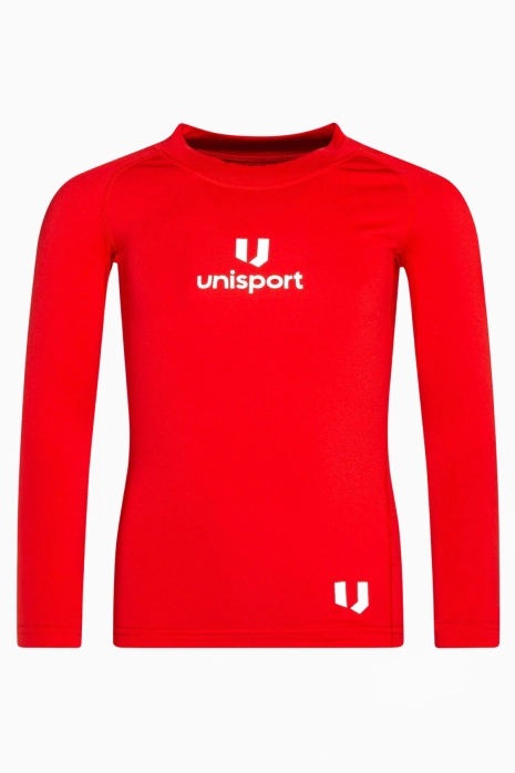 Тениска Unisport Warm Turtleneck Baselayer Junior - червен