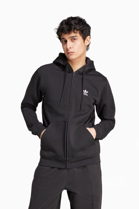 Sudadera adidas Trefoil Essentials FZ - Negro