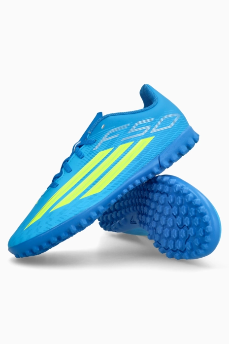 Turfy adidas F50 Club TF Junior - Niebieski