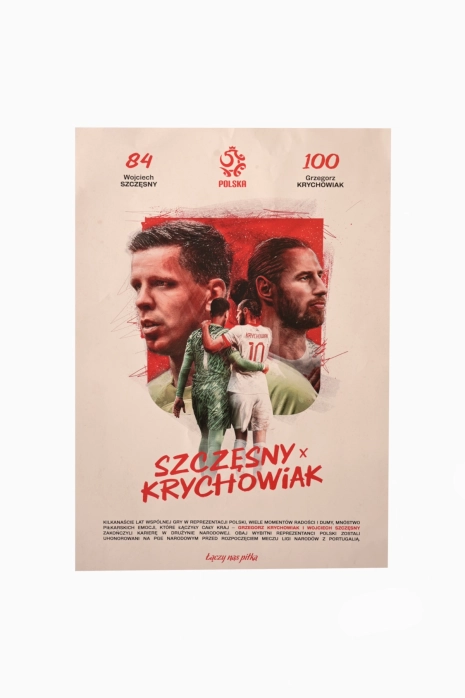 Plakat PZPN Szczęsny - Krychowiak 50x70