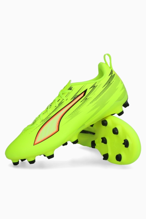 Korki Puma Ultra 6 Play FG/AG Junior - Limonkowy