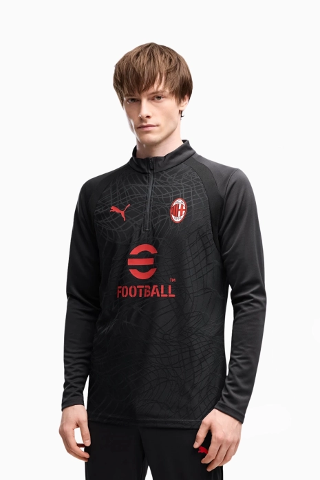 Puma AC Milan 26/27 Training 1/4 Zip Top Sweatshirt - Grau