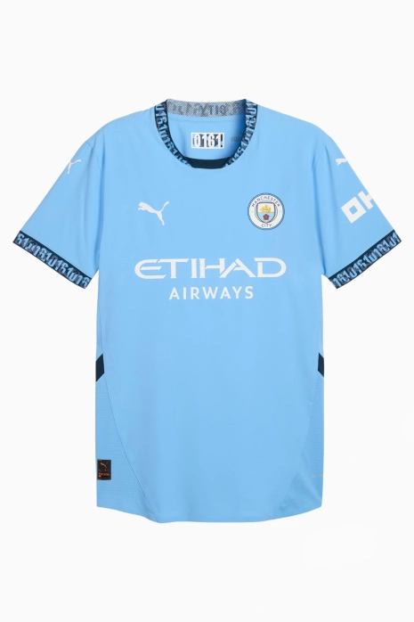 Футболка Puma Manchester City 24/25 Home Authentic - блакитний