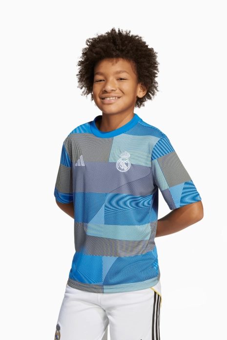adidas Real Madrid 25/26 Pre-Match Trikot Junior - Blau