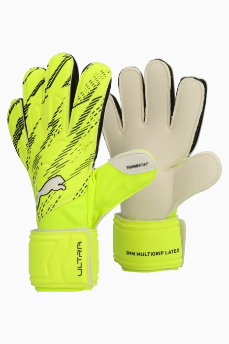 Goalkeeper Gloves Puma Ultra Match RC - Lime