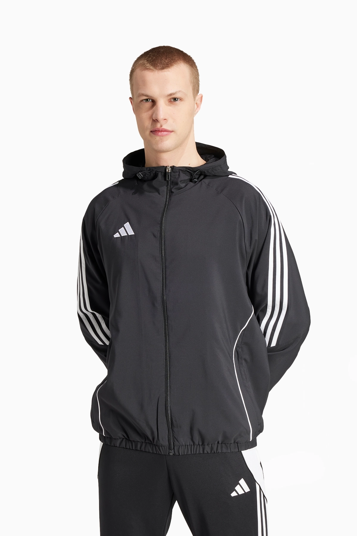 Яке adidas Tiro 24 Windbreaker - черен