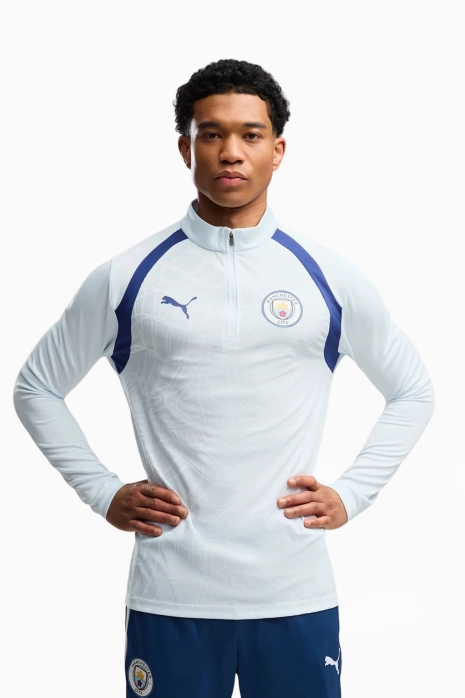 Puma Manchester City 26/27 Training 1/4 Zip Top Sweatshirt - himmelblau