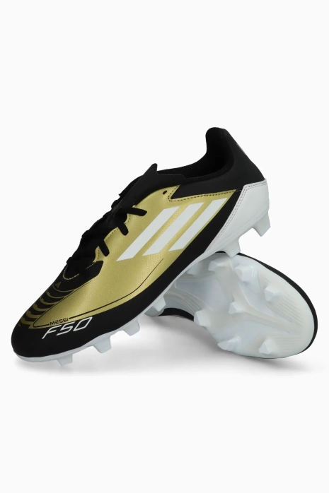Korki adidas F50 Club Messi FxG - Złoty