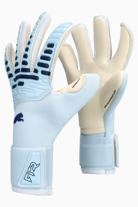 Goalkeeper Gloves Puma Future Pro Hybrid - Sky blue