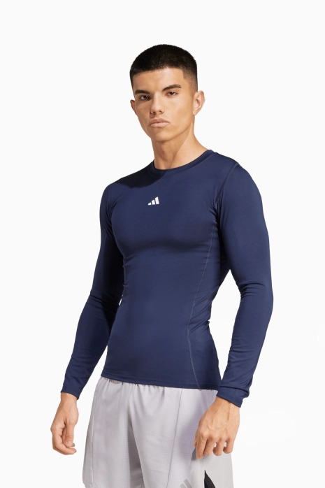 Тениска adidas Techfit - тъмносин