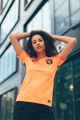 Nike Netherland KNVB Breathe Stadium Home 20/21 T-Shirt Orange