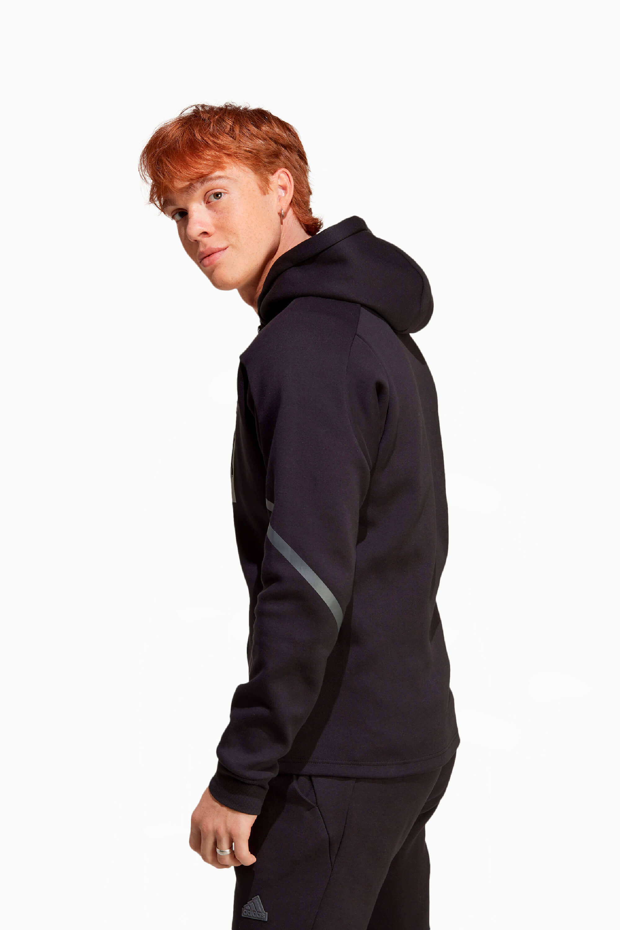 Кофта adidas Designed 4 Gameday FZ - чорний | Футбольне взуття