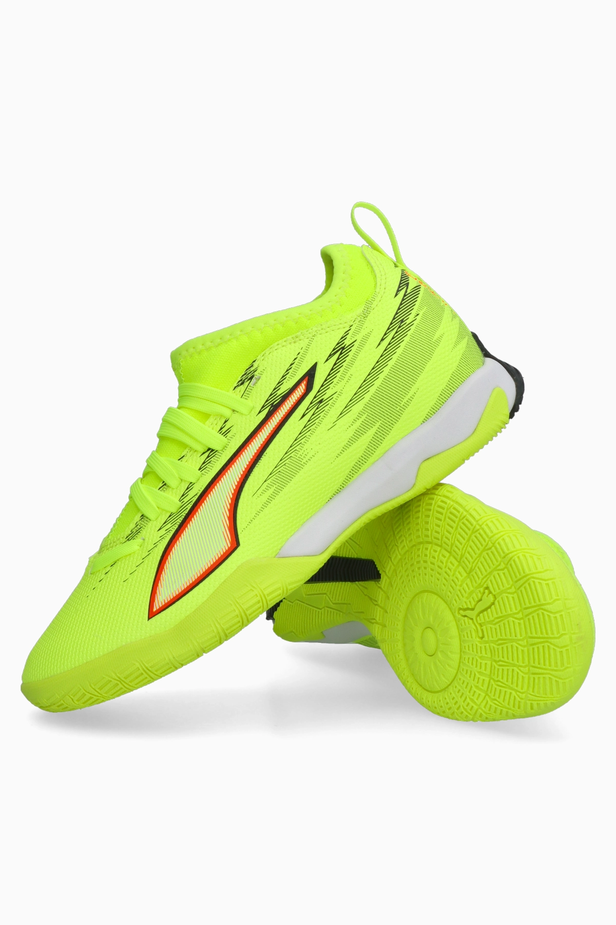 Kopačka Puma Ultra 6 Match+ Mid IT Junior - Vapno