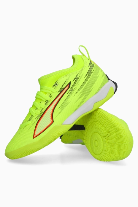 Футзалки Puma Ultra 6 Match+ Mid IT Junior - Лаймовий