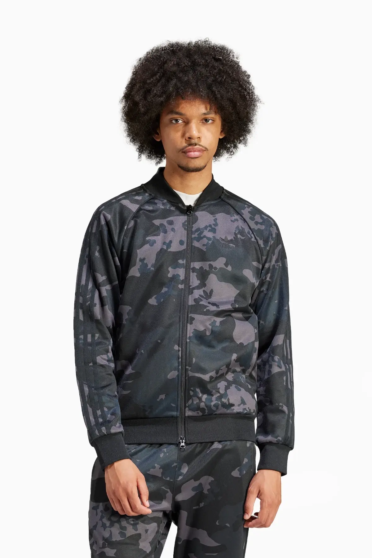 Adidas camouflage cheap track top