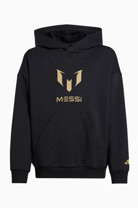 Μπλούζα adidas Messi Fleece Παιδικό - μαύρος