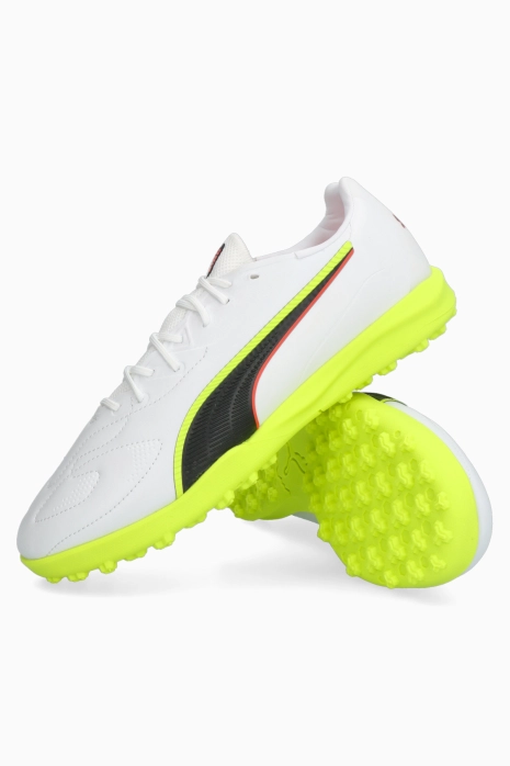 Turfy Puma King 20 Match TT Junior - Bílý