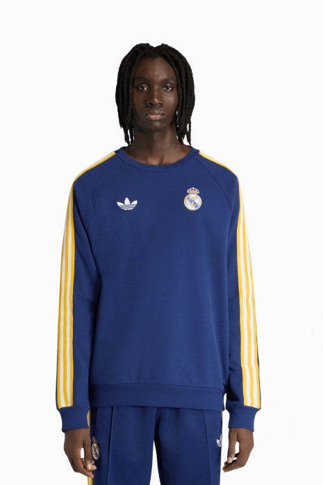 Bluză adidas Real Madrid 25/26 Originals Crew - Albastru marin