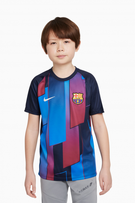 Tricou Nike FC Barcelona 21/22 Top Pre Match Junior