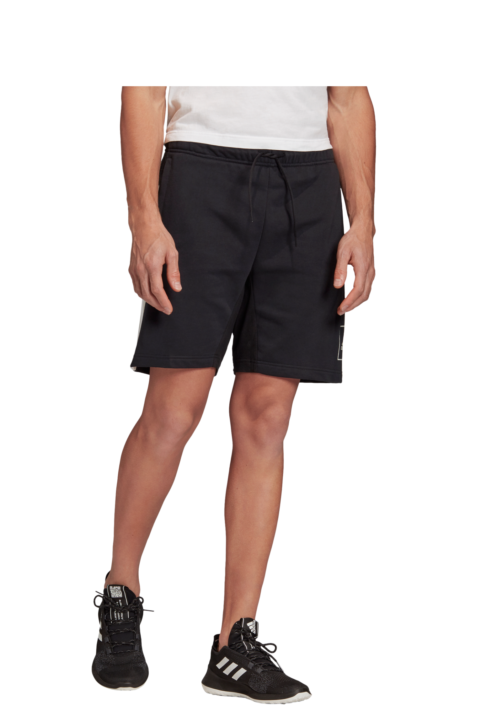 Adidas taped shorts online