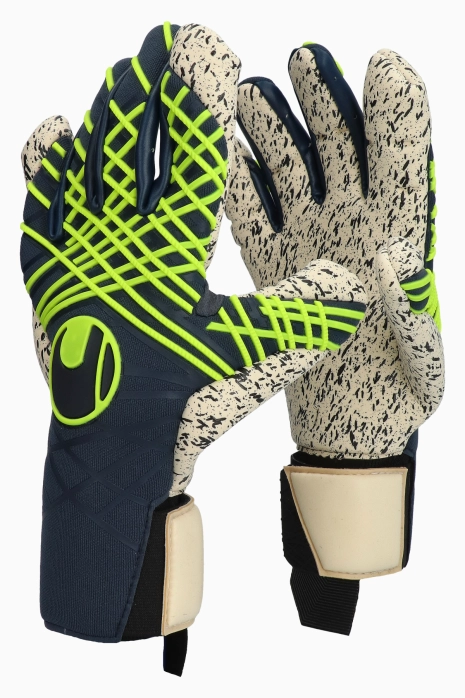 Goalkeeper Gloves Uhlsport Prediction Supergrip+ HN - Navy blue