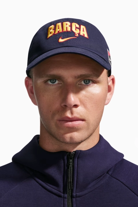 Kappe Nike FC Barcelona 26/27 Club Poly 6P - Navy blau
